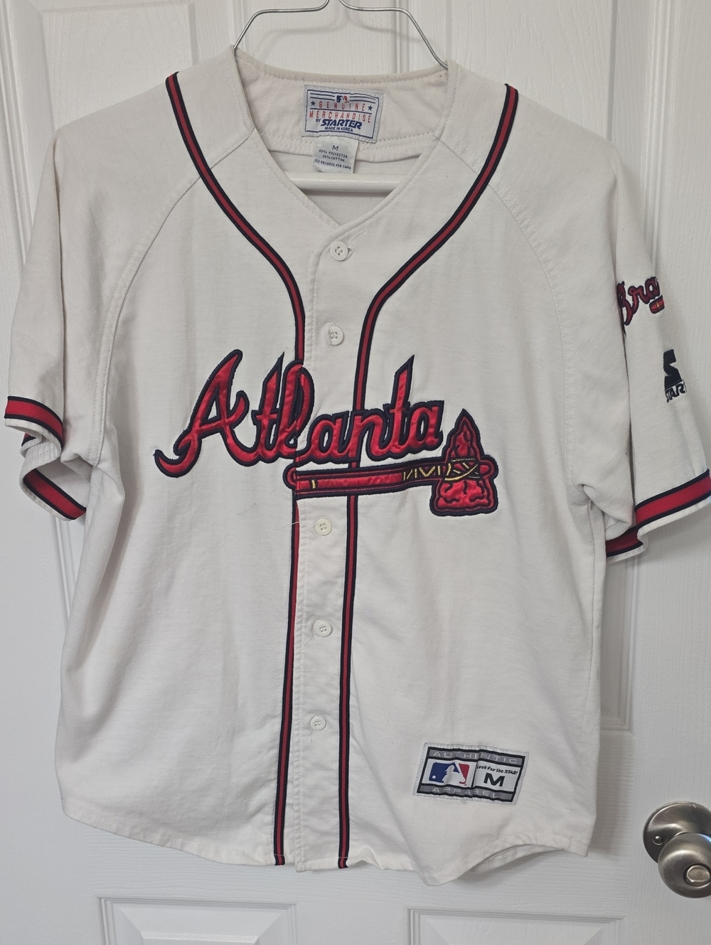 Vintage Starter (1990's) Atlanta Braves Baseball Jersey